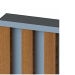 Fensterlaibungen aus Eichenholz in Goldoptik