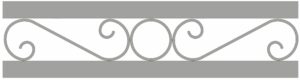 RANGÉE DE RONDS + VOLUTES
