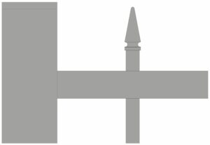 POINTE CYLINDRIQUE90mm